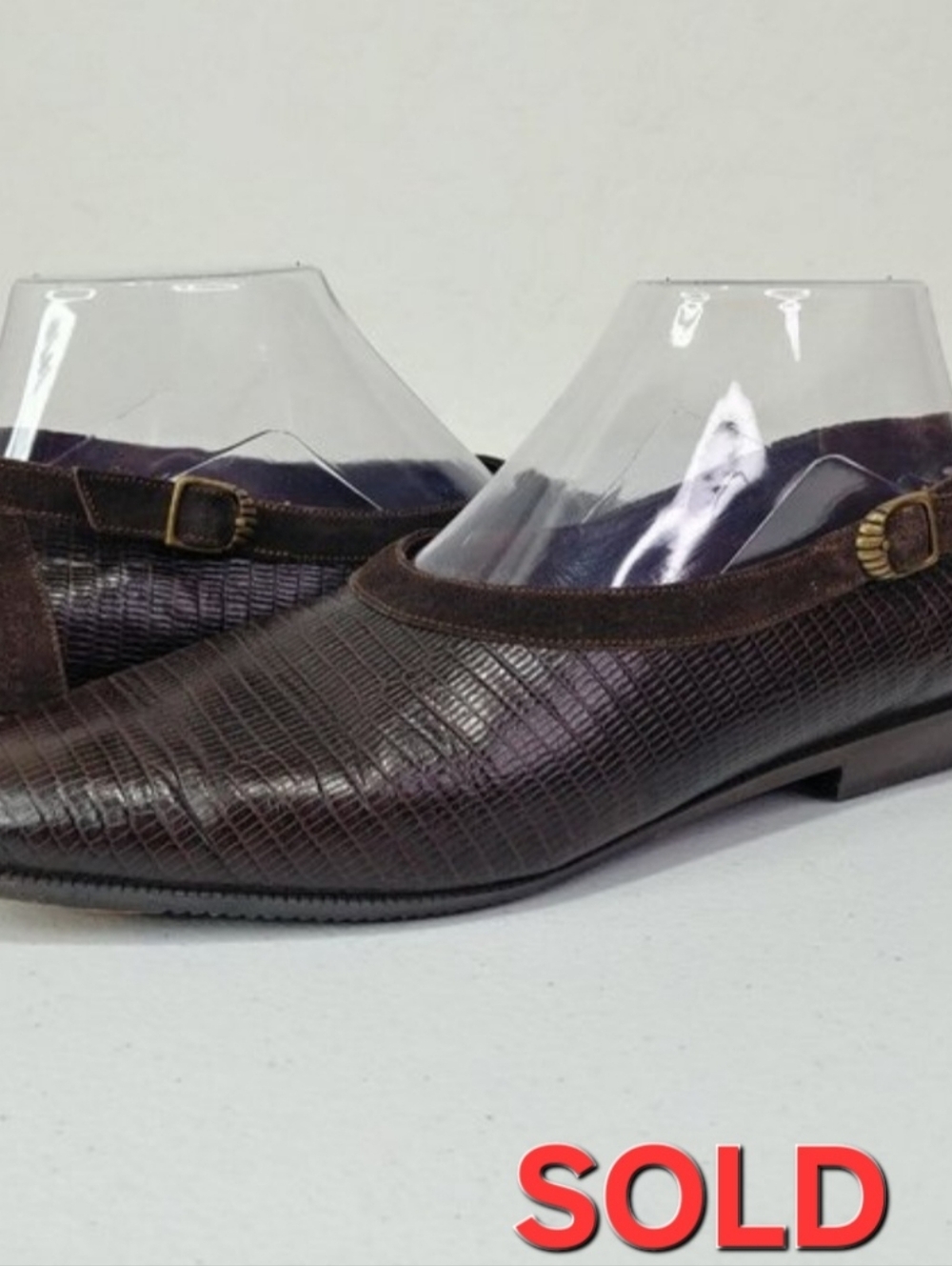 Amalfi Club Wear Leather Shoes 8.5 Brown